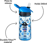 Nuby Kids Water Bottle, Bpa Free, Shark Design, Shatter-Proof Tritan Cup