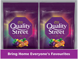 Quality Street Christmas Chocolate Toffee and Cremes Sharing Bag, 450 g