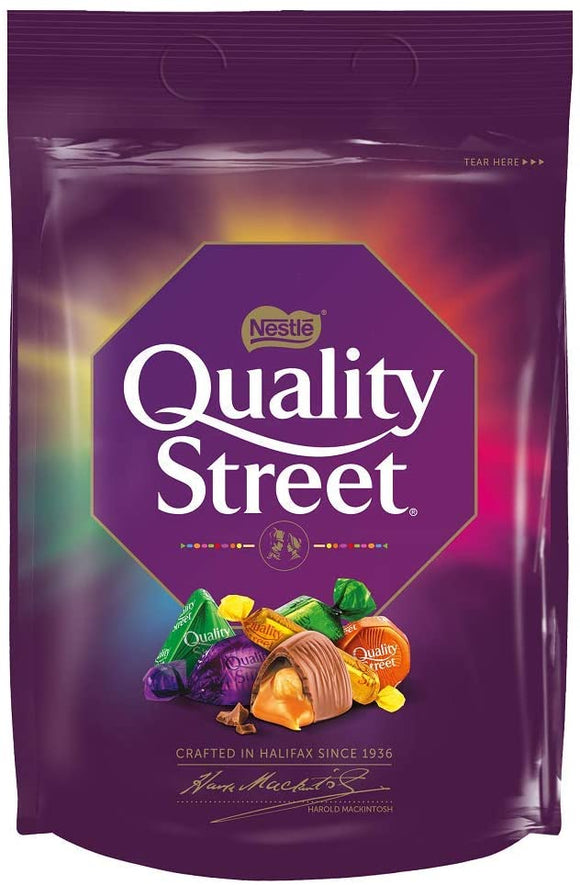 Quality Street Christmas Chocolate Toffee and Cremes Sharing Bag, 450 g